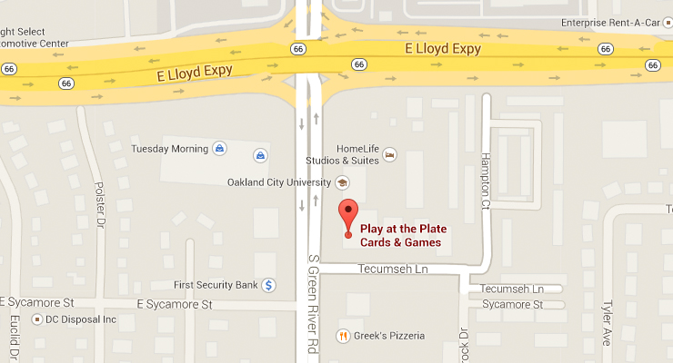 Play at the Plate Street Map